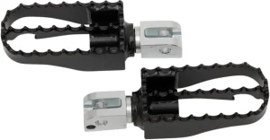 Reposapiés estilo MX - Estribos pasajero MX negro