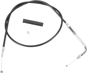 Cable de acelerador/ralentí de vinilo negro - acelerador 30"