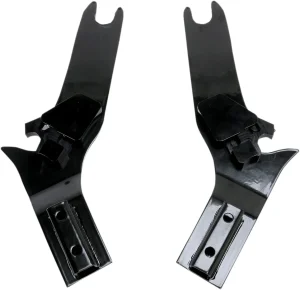 Placas laterales D-Tach Sissy Bar - FLH negro <span style="color: red;font-size: 0,5em">- ALMACEN USA-</span>