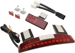 Conjunto de luz de posición y luz de freno LED - marcha/freno rojo