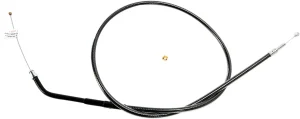 Cable de acelerador/marcha en vacío trenzado Black Pearl™ - acelerador negro perlado