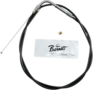 Cable de acelerador/ralentí de vinilo negro - acelerador tradicional longitud estándar