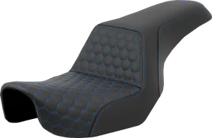 Asiento Step-Up Honeycomb - escalonado HC con costura azul