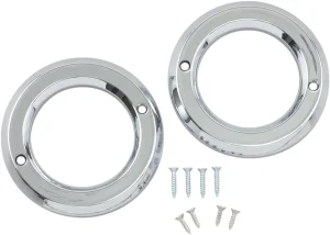 Anillos embellecedores cromados para luces anti-niebla Trax <span style="color: red;font-size: 0,5em">- ALMACEN USA-</span>
