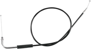Cable de acelerador/ralentí de vinilo negro - acelerador 33"