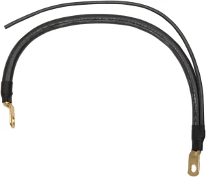 Cable de batería con cable auxiliar - BAT NEG 14" W/12" <span style="color: red;font-size: 0,5em">- ALMACEN USA-</span>