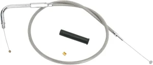 Cable de acelerador trenzado en acero inoxidable - 26.5"