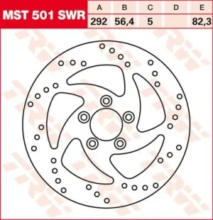 Disco de freno fijo redondo diseño Swing - NO FLOTANTE SWING-DESIGN derecho