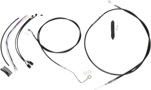 Kit de Instalación de Manillar XR - cables de mando XR negro/cromo