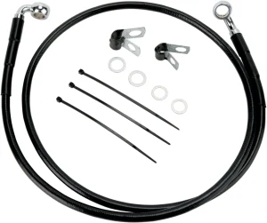 Kit de latiguillo de freno de vinilo negro de longitud extendida - 8"