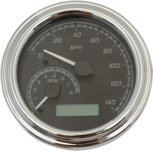 Sistema indicadores analógicos serie MVX - Reloj cromo gris