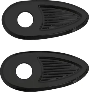 Placas Adaptadoras/Cubridoras para Intermitentes Traseros en Soportes de Guardabarros - Adaptador negro