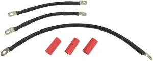 Juego cables de batería - Kit negro <span style="color: red;font-size: 0,5em">- ALMACEN USA-</span>