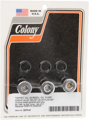 Tapón bomba de aceite Oil Pump Plug - Kit 81-99 BT <span style="color: red;font-size: 0,5em">- ALMACEN USA-</span>