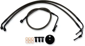 Kit de latiguillos de freno trenzados Midnight - 12"-14"