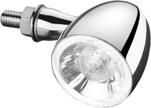 Bullet 1000® PL color blanco - Luz intermitente/posición LED 1000 PL blanca Cromo
