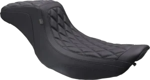 Asiento Double Diamond Squareback - doble diamante hilo negro