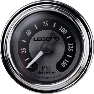 Manómetros PSI LED retroiluminados montados en carenado - Reloj de presión de aire iluminado titanio <span style="color: red;font-size: 0,5em">- ALMACEN USA-</span>