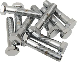 Tornillos de cabeza hexagonal de rosca fina de repuesto - 3/8-24X1.75 Cromo <span style="color: red;font-size: 0,5em">- ALMACEN USA-</span>