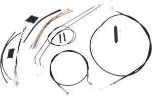 Kit de Instalación de Manillar XR - cables de mando XR negro/cromo