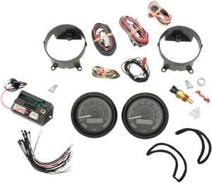 Kit de instrumentos analógico/digital MVX-8K Series - relojes serie negro gris <span style="color: red;font-size: 0,5em">- ALMACEN USA-</span>