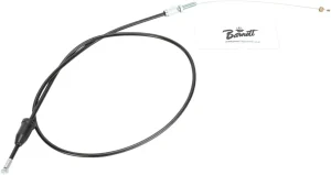 Cable de acelerador/ralentí de vinilo negro - ralentí tradicional longitud estándar