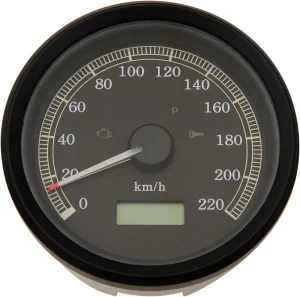 Velocímetro electrónico programable de 3-3/8" - KPH programables negro