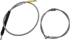Kit completo de cables de manillar y latiguillo de freno trenzados en acero inoxidable - CC 15-17 SFTL18