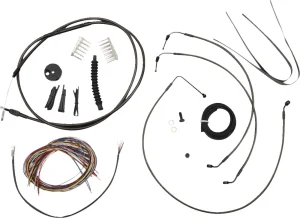 Kit Completo de Cables/Línea de Freno de Manillar Midnight Trenzado - cables CM 13" ABS SFTL18