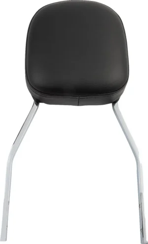 Sissy Bar cuadrada - Reposabultos cuadrado estándar cromo con almohadilla HD