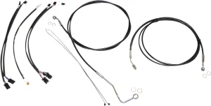 Kit de Instalación de Manillar XR - cables de mando XR negro/cromo