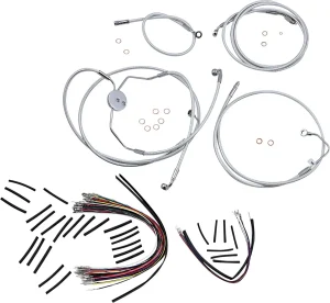 Kit de instalación de manillar Sterling Chromite II® Designer - cables de mando SC CVO