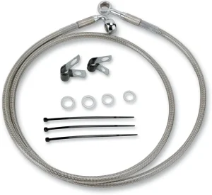 Kit de latiguillo de freno de acero inoxidable de longitud extendida - 2"