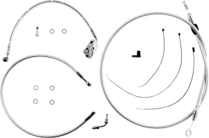 Kit de instalación de manillar Sterling Chromite II® Designer - cables SC 8"RISE