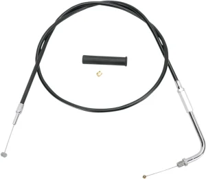 Cable de acelerador/ralentí de vinilo negro - acelerador 48" <span style="color: red;font-size: 0,5em">- ALMACEN USA-</span>