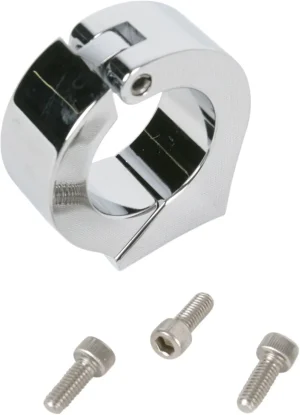 Abrazadera para instrumentos de manillar - serie 3000 cromada