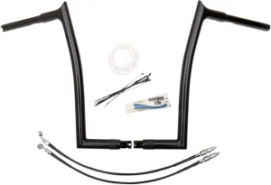 Kit de manillar 1-1/4" EZ Install Pointed Top - 16" BL PT L FLT