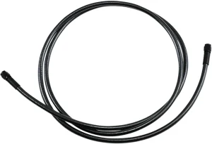 Línea de freno ABS universal trenzada - pearl Black 74"