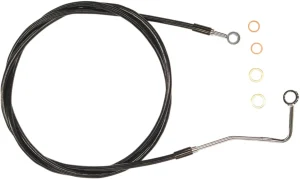 Línea de freno superior de acero inoxidable XR - XR negra