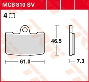 Pastillas de Freno Sinterizadas Serie SV - SV sinter Performance street