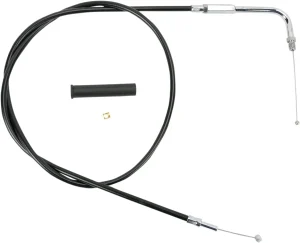 Cable de acelerador/ralentí de vinilo negro - acelerador 44"