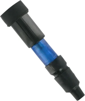 Pipa de bujía con destellos - Tapa intermitente recta Azul