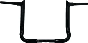 Manillar EZ Install de 1-1/2" con extremo puntiagudo - pintado superior negro 1.50" 14" FLHX,SE