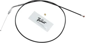 Cable de acelerador/ralentí de vinilo negro - acelerador tradicional oversize +6" (152MM) <span style="color: red;font-size: 0,5em">- ALMACEN USA-</span>