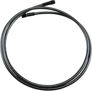 Línea de freno ABS universal trenzada - pearl Black 60"