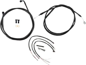 Kit Completo de Cables/Línea de Freno de Manillar Midnight Trenzado - cables CM12-14 SFTL18