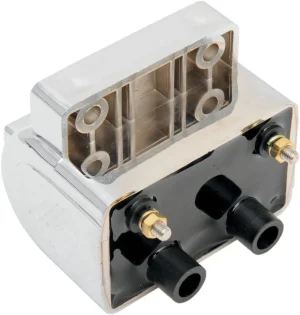 Bobina ignición - 12V dual-fire 5 OHM cromada