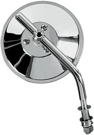 Espejo Custom - redondo 4" con vástago ajustable cromo