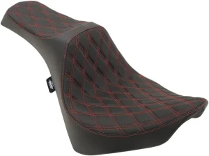 Asiento Predator III - Asiento Pred 111 DD rojo Softail