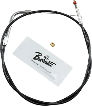 Cable de acelerador/ralentí de vinilo negro - 6"